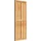 Ekena Millwork Framed Board-n-Batten Shutters, Rough Sawn Western Red Cedar, 21 1/2W x 51H, PR RBF06S21X051RWR - alternate 5